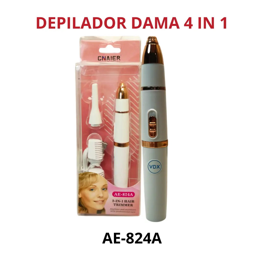 DEPILADOR PARA DAMA 4 EN 1 AE-824A 