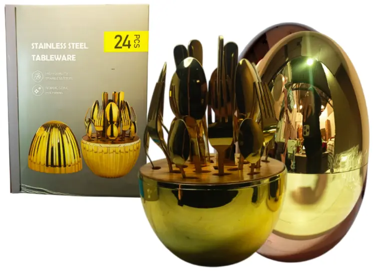 SET DE CUBIERTO HUEVO