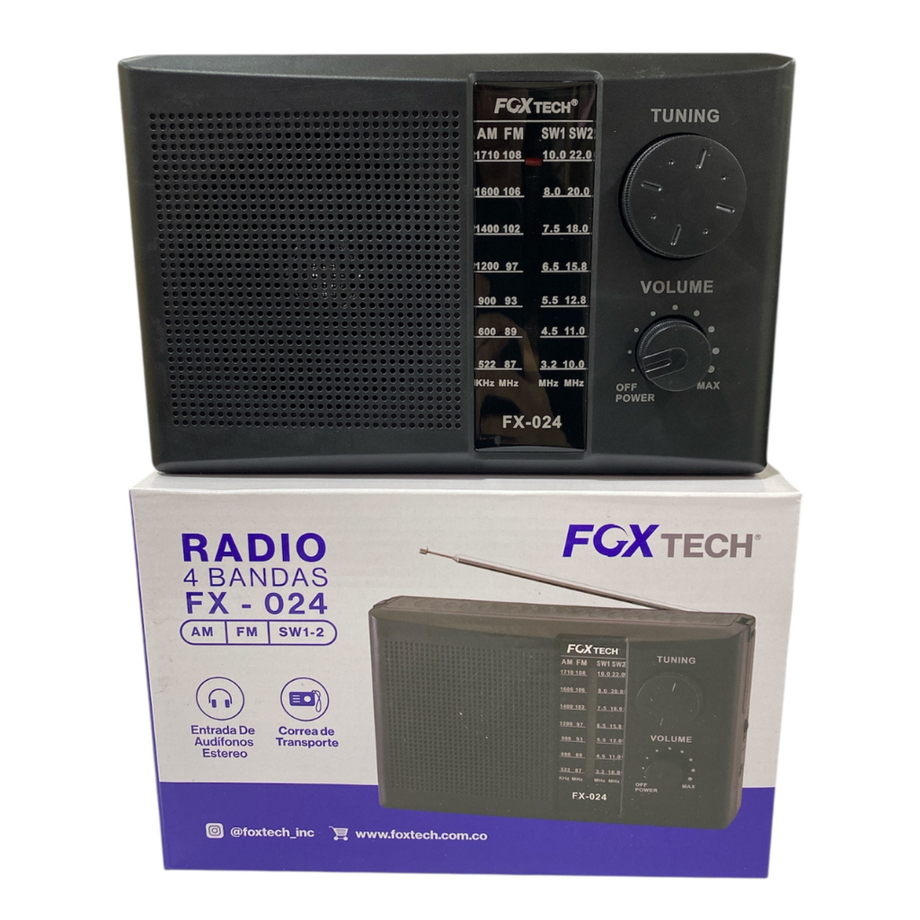 RADIO AM/FM FOXTECH 