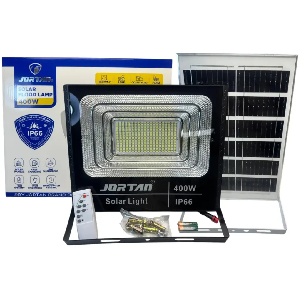LUZ DE EXTERIOR CON PANEL SOLAR MJ-AW500C